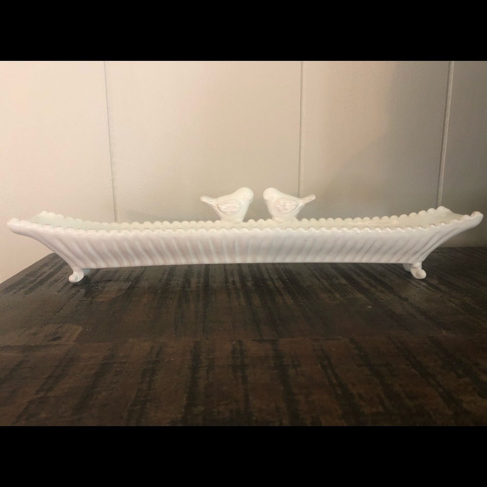 Bird decorative tray